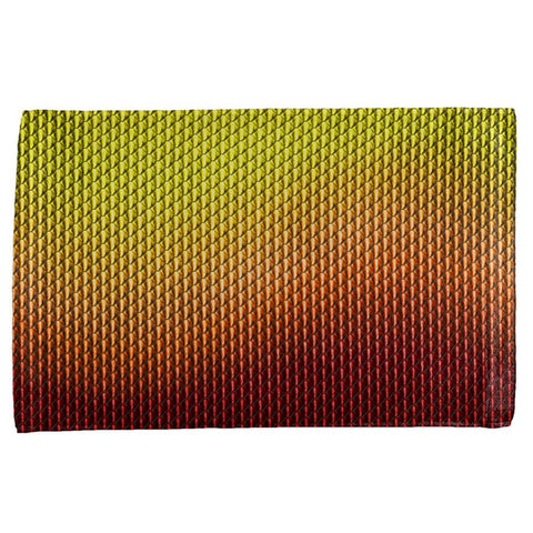 Halloween Red Fire Dragon Scales Costume All Over Hand Towel