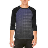 Halloween Black Shadow Dragon Scales Costume Mens Raglan T Shirt