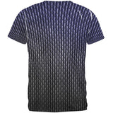 Halloween Black Shadow Dragon Scales Costume All Over Mens T Shirt