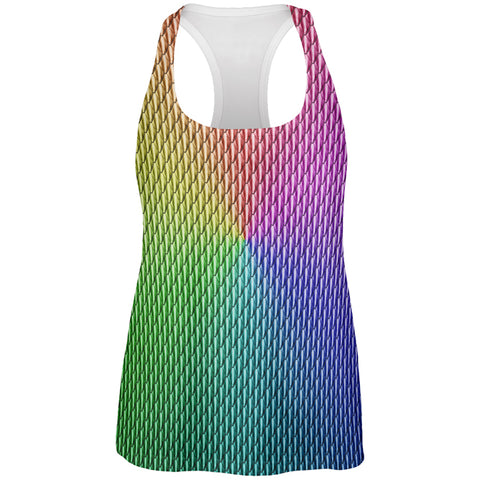 Halloween Chinese Imperial Dragon Scales Costume All Over Womens Work Out Tank Top front view