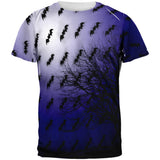 Halloween Bats in the Full Moon Light All Over Mens T Shirt