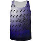 Halloween Bats in the Full Moon Light All Over Mens Tank Top