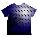 Halloween Bats in the Full Moon Light All Over Toddler T Shirt