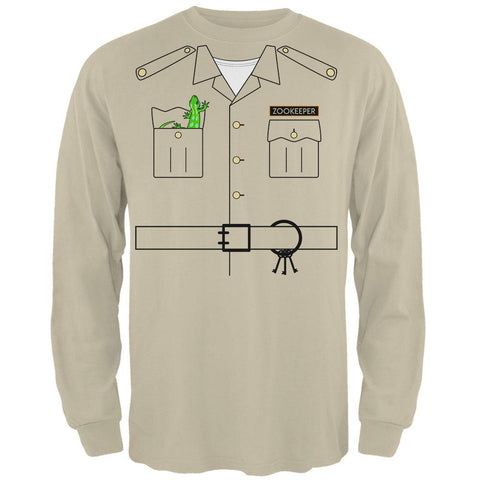 Halloween Zookeeper Costume Mens Long Sleeve T Shirt
