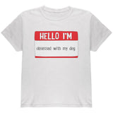 Halloween Hello I'm Obsessed With My Dog Youth T Shirt
