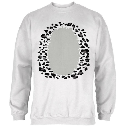 Halloween Snow Leopard Costume Mens Sweatshirt