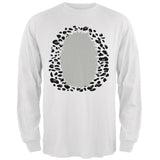 Halloween Snow Leopard Costume Mens Long Sleeve T Shirt