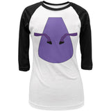 Halloween Magical Pony Costume White Juniors 3/4 Sleeve Raglan T Shirt