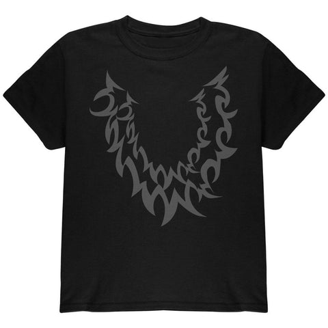 Halloween Wolf Costume Black Youth T Shirt