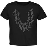 Halloween Wolf Costume Black Toddler T Shirt