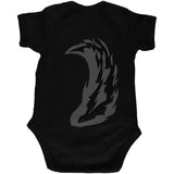 Halloween Wolf Costume Black Soft Baby One Piece