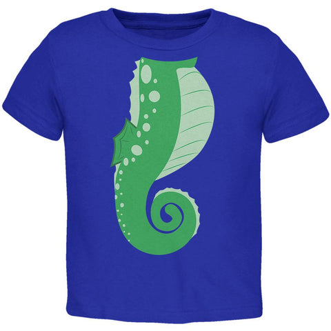 Halloween Seahorse Costume Green Toddler T Shirt