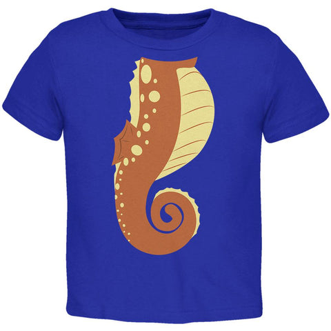 Halloween Seahorse Costume Orange Toddler T Shirt