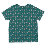 Autumn Squirrels Who Run the World Pattern All Over Toddler T Shirt