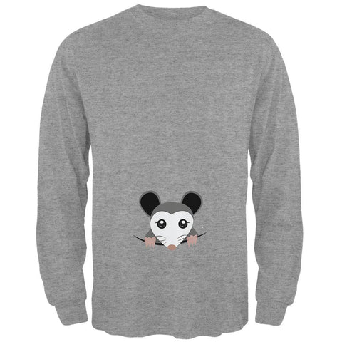 Halloween Peeking Possum Costume Mens Long Sleeve T Shirt