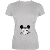 Halloween Peeking Possum Costume Juniors Soft T Shirt