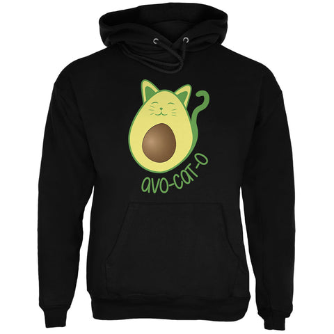 Avocado Cat Avocato Mens Hoodie front view