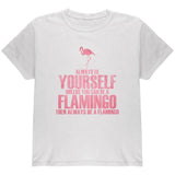 Always be Yourself Flamingo Youth T Shirt