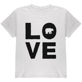 Autumn Bear Love Youth T Shirt