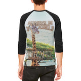 Always Be Yourself Unless Giraffe Mens Raglan T Shirt