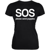 SOS Please Send Puppies Juniors Soft T Shirt