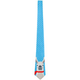 Winter Pixelated Llama All Over Neck Tie