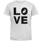 Autumn Bunny Rabbit Love Mens T Shirt