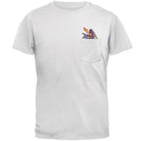 Purple Dragon RAWR Pocket Pet Mens Pocket T Shirt front view