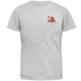 Pink Dragon RAWR Pocket Pet Mens Pocket T Shirt front view