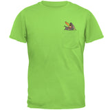 Black Dragon RAWR Pocket Pet Mens Pocket T Shirt front view