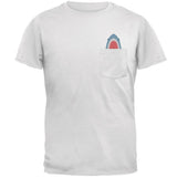Cute Shark Pocket Pet You Look Yummy Mens Pocket T Shirt
