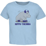 Hippo Hippothermia Cold Winter Funny Toddler T Shirt