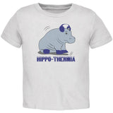 Hippo Hippothermia Cold Winter Funny Toddler T Shirt