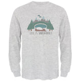 Autumn Life is Unbearable Bear Pun Mens Long Sleeve T Shirt