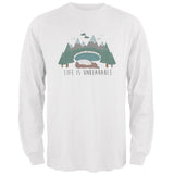 Autumn Life is Unbearable Bear Pun Mens Long Sleeve T Shirt