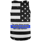 Thin Blue Line K9 Unit German Shepherd Live Forever All Over Mens Tank Top