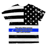 Thin Blue Line K9 Unit German Shepherd Live Forever All Over Toddler T Shirt