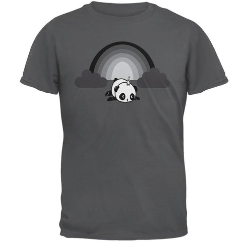 Panda Pandicorn Emo Sad Rainbow Mens T Shirt