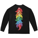 Halloween Rainbow Heart Unicorn Costume Pony Toddler Long Sleeve T Shirt
