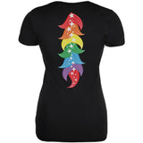 Halloween Rainbow Heart Unicorn Costume Pony Juniors Soft T Shirt