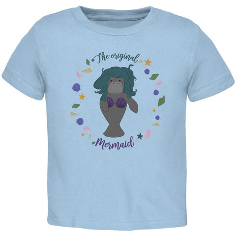 Manatee Original Mermaid Funny Toddler T Shirt