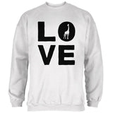 Giraffe Love Mens Sweatshirt