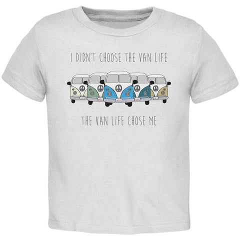 Hippie Van I Didn't Choose The Van Life Bus Camper Toddler T Shirt