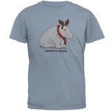 Hippo Moose Hippopotamoose Funny Pun Mens T Shirt