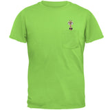 Giraffe Geek Pocket Pet Talk Nerdy To Me Mens Pocket T Shirt
