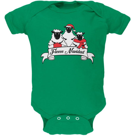 Christmas Sheep Feliz Fleece Navidad Soft Baby One Piece