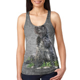 English Cocker Spaniel Live Forever Juniors Burnout Racerback Tank Top
