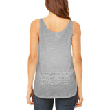English Cocker Spaniel Live Forever Juniors Flowy Side Slit Tank Top