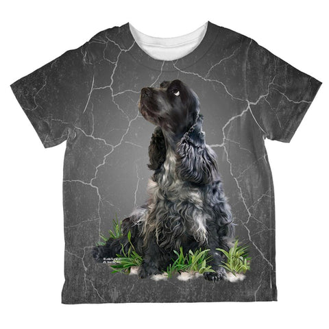 English Cocker Spaniel Live Forever All Over Toddler T Shirt