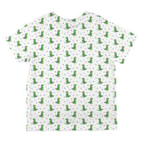 Christmas Tree Rex T-Rex Dinosaur Pattern All Over Toddler T Shirt